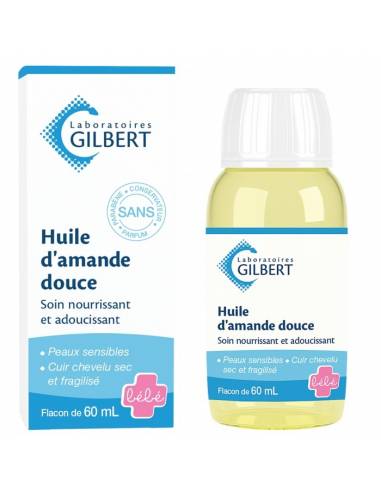 Huile D'amande Douce 60ml Gilbert
