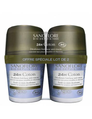 Roll-on Coton efficacité 24h certifié...
