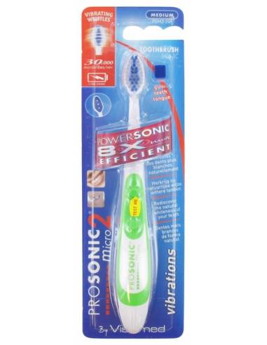 CEPILLO DE DIENTES ADULTO PROSONIC VIBRACIÓN MICRO 2 VERDE