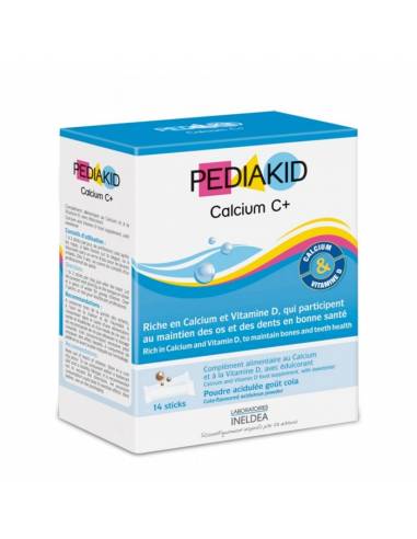Calcium C+ 14 Sticks Pediakid