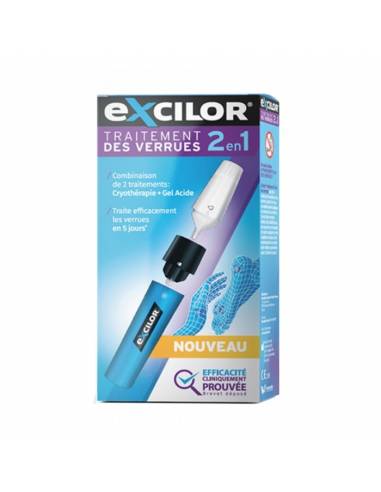 Traitement Des Verrues 2en1 Excilor